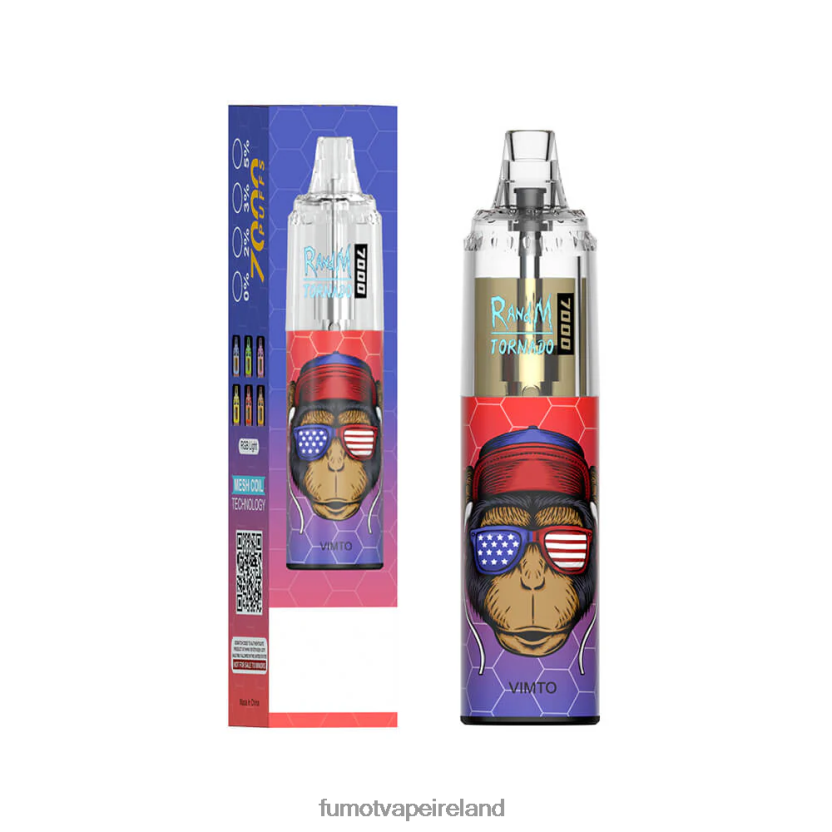 Fumot Tornado 14ML (1 Piece) 7000 Disposable Vape Pen T6F62687 | Fumot Discount Code Peach Mango
